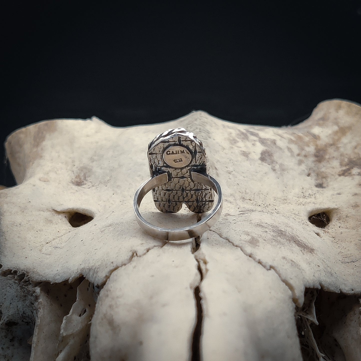 Primal - Ring i Sterlingsilver med Vildsvinstand