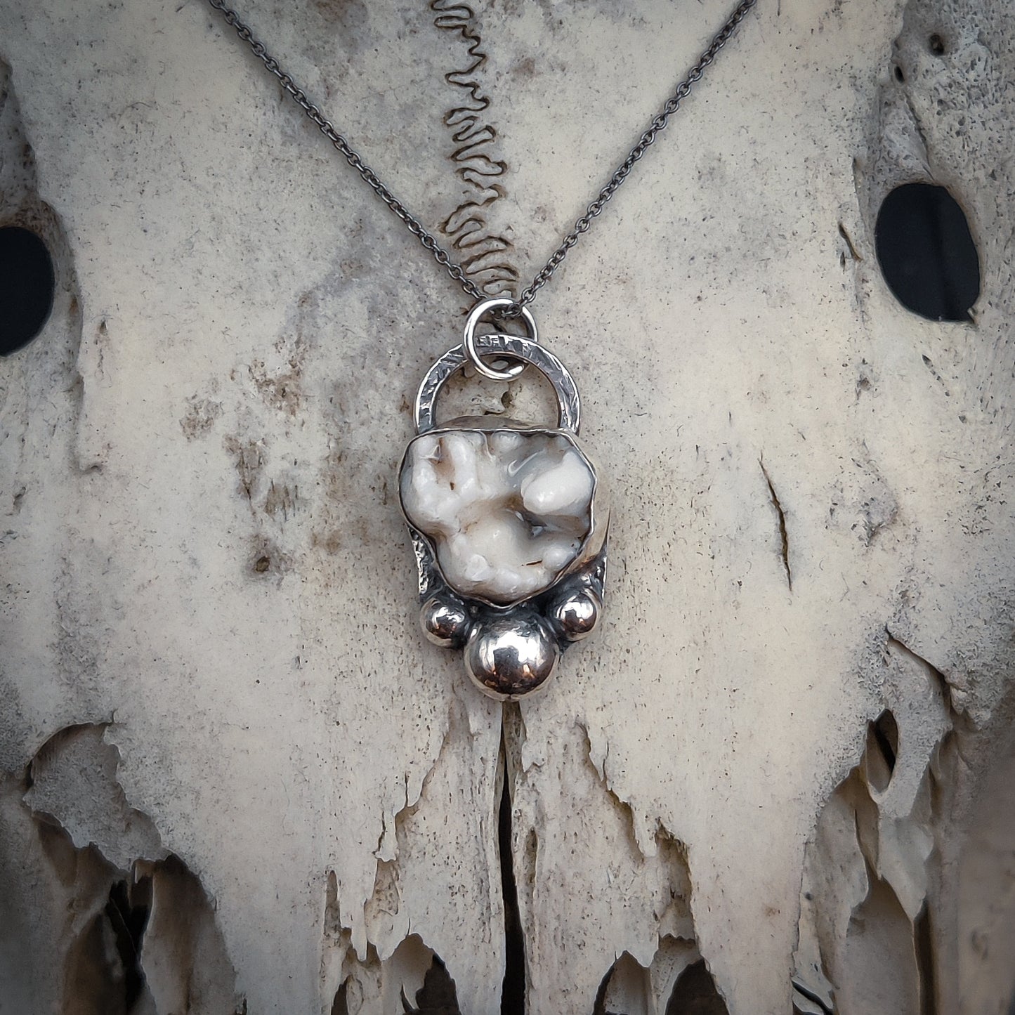 Primal - Halsband i Sterlingsilver med Vildsvinstand