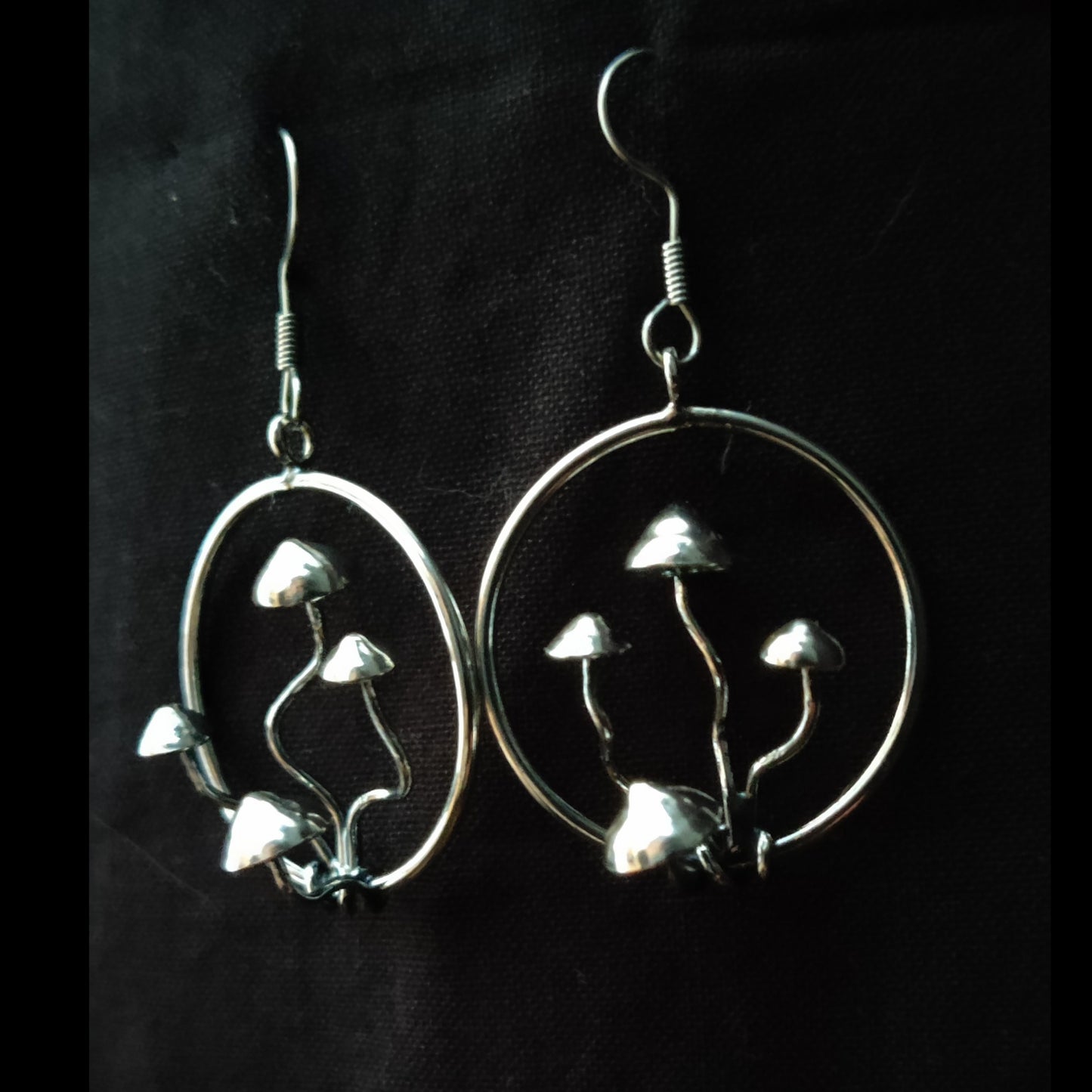 Sud - Örhängen i Sterlingsilver med Svampmotiv