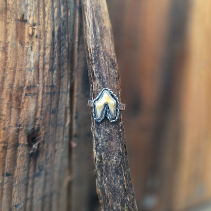Primal - Ring i Sterlingsilver med Rävtand