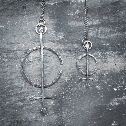 Sigill - Halsband i Sterlingsilver med Cirkulär Design