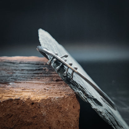 Ornament - Armband i Sterlingsilver med Dekorativa Detaljer