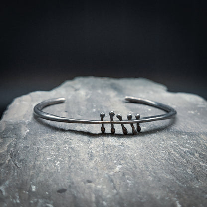 Ornament - Armband i Sterlingsilver med Dekorativa Detaljer